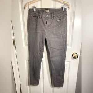 Jcrew greywash skinny jeans - matchstick